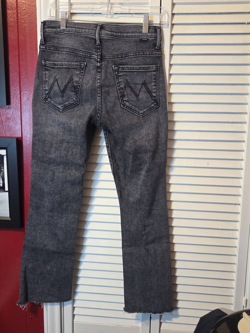 Mint Condition!! MOTHER Denim The Insider Step Crop Fray - Train Stops SZ 28 - Picture 9 of 14